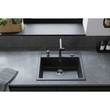 Дозатор Hansgrohe кухонний A41 для миючого засобу 500 ml врізний Matt Black 40438670
