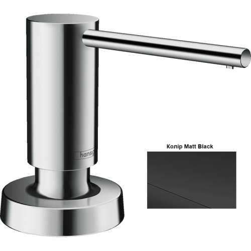 Дозатор Hansgrohe кухонний A51 для миючого засобу 500 ml врізний Matt Black 40448670