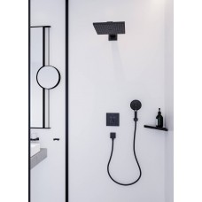 Стакан підвісний Hansgrohe Matt Black/скло 41749670