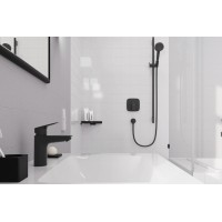 Змішувач Hansgrohe Logis 100 Coolstart для умивальника без донного клапана, Matt Balck 71103670