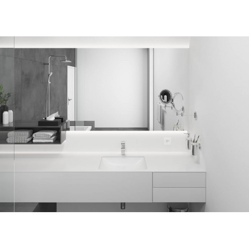 Змішувач Hansgrohe Vernis Shape 100 для умивальника без донного клапана Chrome 71569000