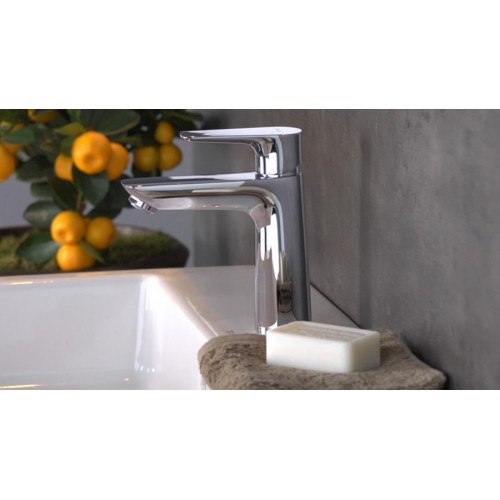 Змішувач Hansgrohe Talis E 110 для умивальника CoolStart з донним клапаном pop-up 71713000
