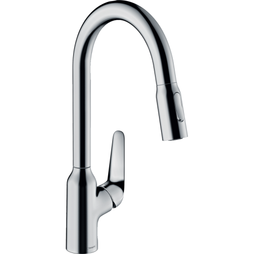 Змішувач Hansgrohe M42-H220 для кухні 2Jet з висувним вилив Hansgrohe  Hansgrohe ом, Chrome 71800000