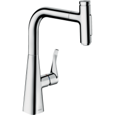 Змішувач Hansgrohe Metris Select 240 2jet кухонний з витяжним вилив Hansgrohe  Hansgrohe ом Sbox 73817000