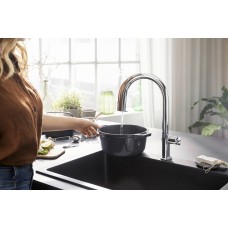 Змішувач Hansgrohe Aqittura M91 FilterSystem 210 1jet pull-out кухонний сет з Harmony 76801000 Chrome