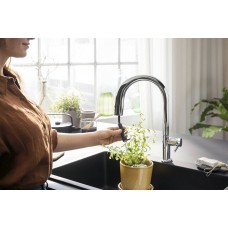 Змішувач Hansgrohe Aqittura M91 FilterSystem 210 1jet pull-out кухонний сет з Harmony 76801000 Chrome
