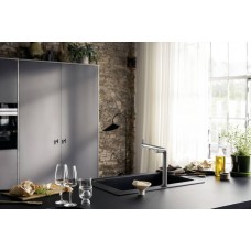 Змішувач Hansgrohe Aqittura M91 FilterSystem 240 1jet кухонний сет з Harmony 76802000 Chrome