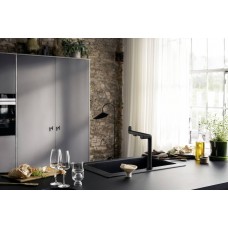 Змішувач Hansgrohe Aqittura M91 FilterSystem 240 1jet кухонний сет з Harmony 76802000 Chrome