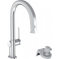 Змішувач Hansgrohe Aqittura M91 FilterSystem 210 1jet pull-out кухонний 76803000 Chrome