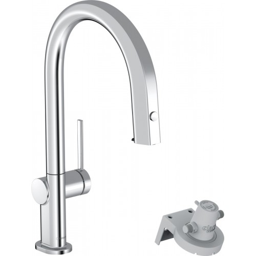 Змішувач Hansgrohe Aqittura M91 FilterSystem 210 1jet pull-out кухонний 76803000 Chrome
