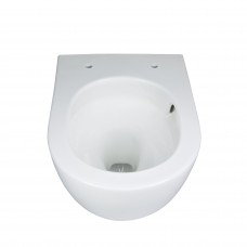 Унітаз підвісний Qtap Robin Mew безобідковий з сидінням Soft-close QT1333046EUQW