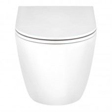 Унітаз підвісний Qtap Scorpio безободковий Ultra Quiet з сидінням Soft-close QT1433053EUQW