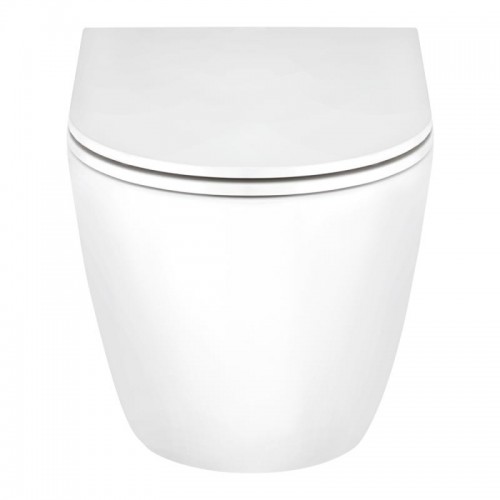 Унітаз підвісний Qtap Scorpio безободковий Ultra Quiet з сидінням Soft-close QT1433053EUQW