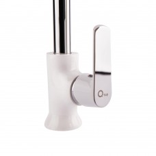 Змішувач для кухні Qtap Fresh QTFREWCR007F Chrome/White