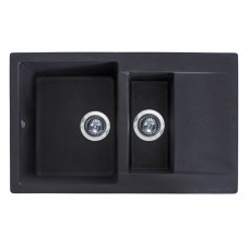 Кухонна мийка Miraggio LAPAS black 0000019