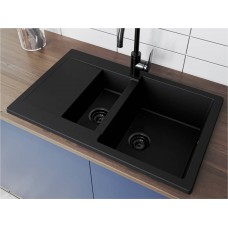 Кухонна мийка Miraggio LAPAS black 0000019