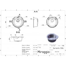 Кухонна мийка Miraggio TULUZA terra 0000049