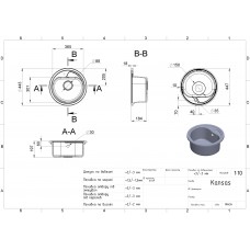 Кухонна мийка Miraggio KANSAS GRAY 0000091