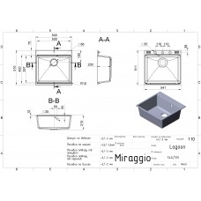 Кухонна мийка Miraggio LAGOON 540 sand 0001141