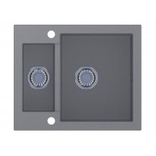 Кухонна мийка Miraggio ARIZONA GRAY з 2 отв. під змішувач 0002150