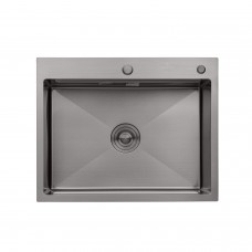 Кухонна мийка Kroner KRP PVD Schwarze - 6350HM (3,0/1,0 мм)