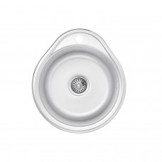 Кухонна мийка Kroner KRP Satin - 4843 (0,8 мм)