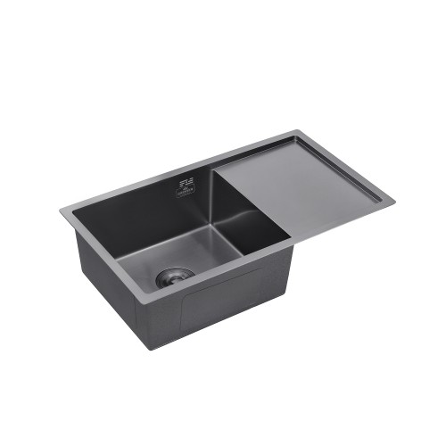 Кухонна мийка Kroner KRP Schwarze - 7844HM PVD (3,0/1,0 мм)