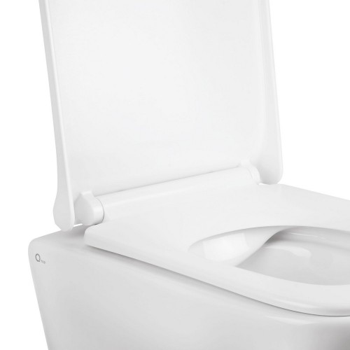 Унітаз підвісний Qtap Tern безобідковий з сідінням Soft-close QT1733052ERW
