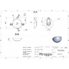 Умивальник Miraggio FLORENCE 0000197