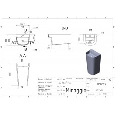 Умивальник Miraggio HALIFAX 0000532
