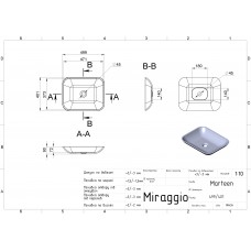 Умивальник Miraggio MARTEEN 0000654