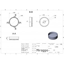 Умивальник Miraggio LOLA MIRASOFT 0001098