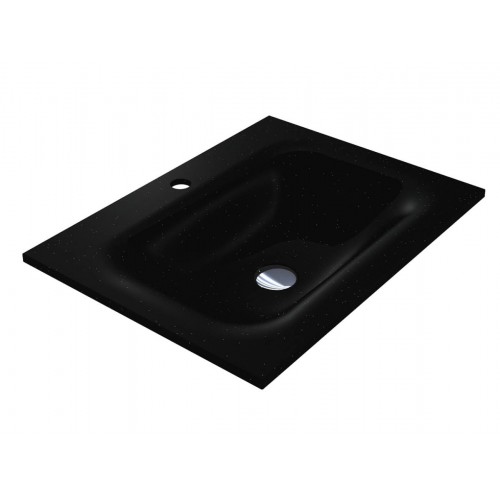 Умивальник Miraggio JESSEL 600 MIRASTONE BLACK 0001464